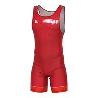 Wrestlingový trikot pre dievčatá POLSKA PRIME 164