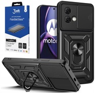 Armored Case Camshield Wallet pre MOTOROLA MOTO G84 5G a sklo 3MK