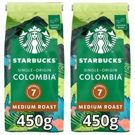 STARBUCKS Colombia Arabica zrnková káva 2 x 450g