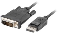 Kábel Lanberg DISPLAYPORT 20pin DVI-D 24+1pin 3m