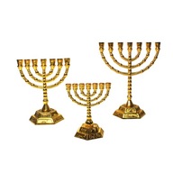 Svietniky Menorah ozdobný svietnik do domácnosti Ju