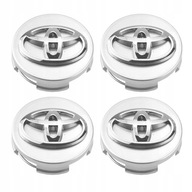 4x KRYT KRYTU KLOBÚK TOYOTA 62 mm STRIEBORNÝ 42603-06080