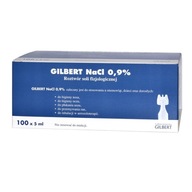 GILBERT NACL 0,9% fyziologický roztok 100 ampuliek