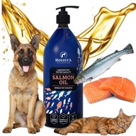 Holista SALMON OIL čerstvý lososový olej OMEGA-3 1000ml