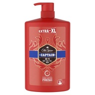 Old Spice Captain sprchový gél a šampón pre mužov 1000 ml, 3v1, dlhý