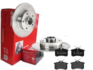 BREMBO ZADNÉ KOTOUČE, DESTIČKY, RENAULT MEGANE IV 260MM