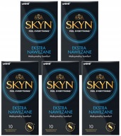 Unimil SKYN EXTRA MOISTURIZED kondómy 50 ks klasické, nelatexové