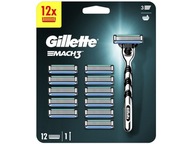 Holiaci strojček GILLETTE Mach3 + 12 čepieľok