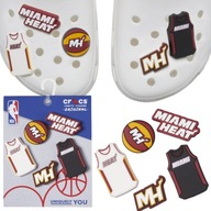 CROCS JIBBITZ SHOES PIN SADA 5 NBA MIAMI HEAT