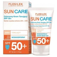 FLOS-LEK SUN CARE Ochranný tónovací krém SPF50+ pre suchú a citlivú pleť, 50 ml