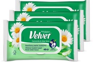 Vlhký papier Velvet Camomile Aloe Vera 42ks x3