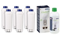 6x VODNÝ FILTER + DeLonghi ODVÁPŇOVAČ 500ml SET