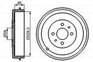 0986477088 BRZDOVÝ BUBEN BOSCH /T/MAREA,MULTIPLA