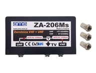 AMS ZA-206Ms VHF/UHF MUX8 anténny diplexer +PLN