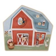 Drevené puzzle Little Dutch Little Farm FSC LD7158