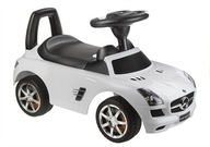 Mercedes-Benz SLS AMG s jazdou v bielej farbe