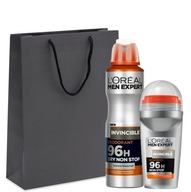 Loreal Deodorant Set Men Expert Invincible 96H Roll-on/Spray 2 ks.