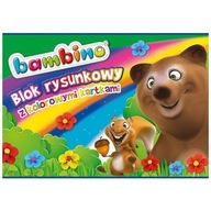 BAMBINO farebný technický blok A4, 10 listov