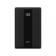 Silikónová power banka QP55 10000mAh čierna