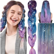 SYNTETICKÉ VLASY OMBRE BRIDGE DREADS GLITTER FAREBNÁ BRIDIT 05