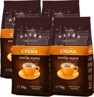 Zrnková káva Astra Łagodna Crema Special Blend 1kg x4