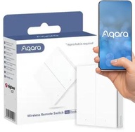 AQARA 2-tlačidlový bezdrôtový spínač WRSR02 Homekit EU