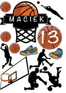 PAPIEROVÁ CUKROVÁ PASTA BASKETBAL HRA BASKETBALOVÁ HRA