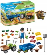 PLAYMOBIL Country 71249 Traktor s prívesom + p