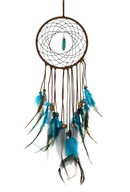 AG727 DREAMCATCHER LAPAČ SNOV BOHO AMULET 45CM