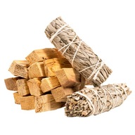 2 x BIELA ​​ŠALVIOVÁ RÚŽKA + PALO SANTO 200g SET