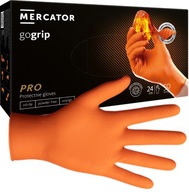 Rukavice STRONG NITRILE GOGRIP GRIP ORANGE, veľkosť XL, 50 KS Mercator