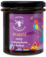 MIODZIŚ Med smotanový s orechmi a kakaom 410g