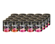 Rafi Cat mix príchutí 20 x 400 Dolina mokré krmivo