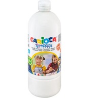 TEMPERA školská farba 1000ml biela CARIOCA