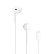 Káblové slúchadlá do uší Apple EarPods MTJY3ZM/A USB-C – biele