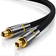 WOZINSKY OPTICKÝ KÁBEL AUDIO KÁBEL DIGITAL OPTIC FIBER TOSLINK SPDIF 1,5M