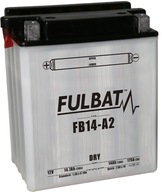 Batéria Fulbat YB14-A2 DRY FB14-A2 12V 14,7Ah 165A