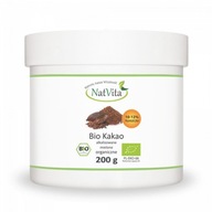 BIO mleté ​​kakao (10-12% tuku) 200g Natvita