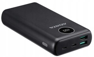 Výkonná ADATA Powerbanka 20000mAh USB-C čierna