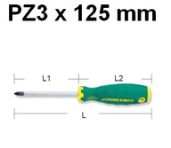 Krížový skrutkovač PZ3 x 125mm D71Z3125 Jonnesway