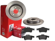 BREMBO ZADNÉ DISKY, DESTIČKY, VOLVO C40 C30 V40 V50 II