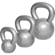 Sada kettlebell, liatinové činky 24 kg, 3 ks