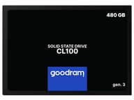 GOODRAM SSD CL100 SATA III GEN.3 SSD disk 480 GB