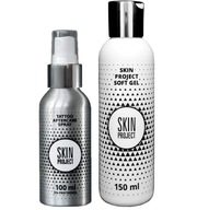 Krémový sprej na tetovanie + čistiaci gél SKIN PROJECT 150 ml