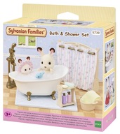 Kúpeľňa s vaňou a sprchovacím kútom Sylvanian Families 5739