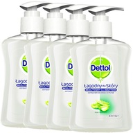 DETTOL SET 4x tekuté mydlo Antibakteriálne jemné aloe 250 ml