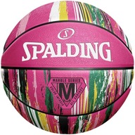 Basketbalová lopta MARBLE SPALDING 84402Z, ružová, veľkosť 7