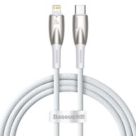 BASEUS RÝCHLY KÁBEL USB-C/Lightning 20W SILNÝ KÁBEL PRE JABLKO 1m