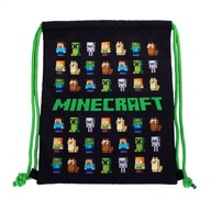 Školská taška, batoh na Minecraft šnúrkach