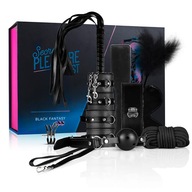 Set Secret Pleasure Chest Black Fantasy BDSM